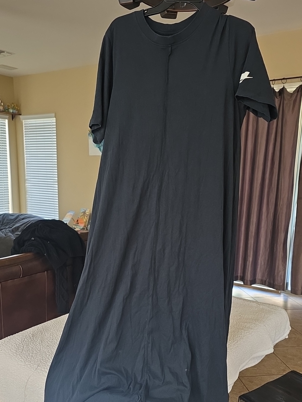 Nike Womens Black Shirt Dress